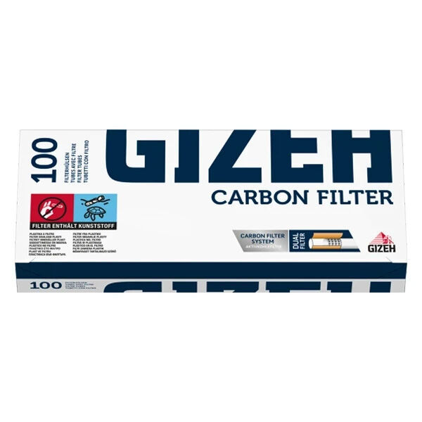 Gizeh Carbon Filter Filterhülsen 100er Packung