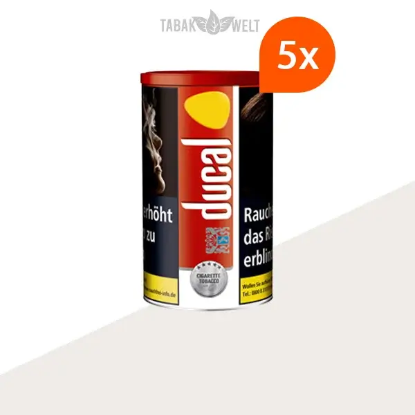 ducal-red-feinschnitt-tabak-5x-dose