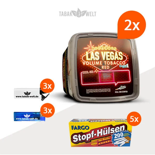 las-vegas-red-volumentabak-2x-box-mit-1000-filterhuelsen
