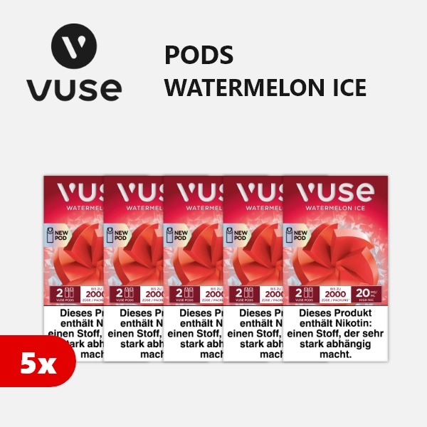 5x VUSE Pods Watermelon Ice