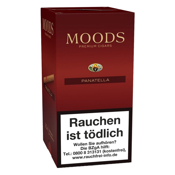 Dannemann Moods Zigarillos Panatella Tubos