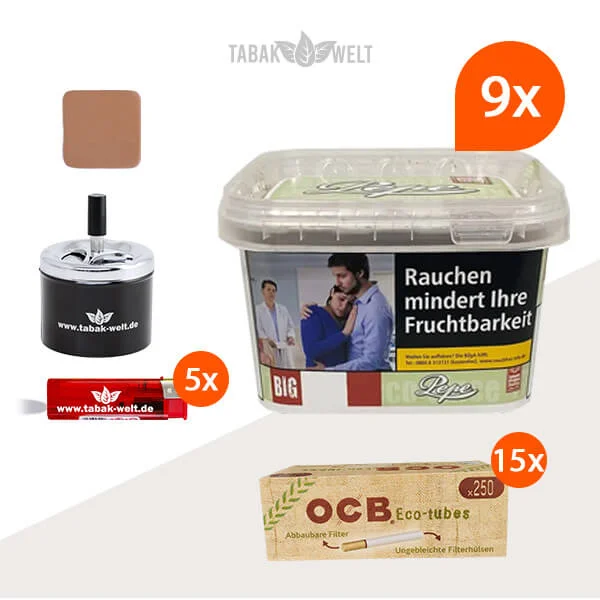 pepe-volumentabak-bright-green-9x-big-box-mit-ocb-hulsen-TX16049
