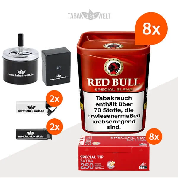 red-bull-special-blend-feinschnitt-tabak-8x-dose-mit-2000-special-tip-extra-size-huelsen