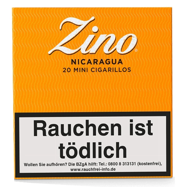 zino mini cigarillos nicaragua orange