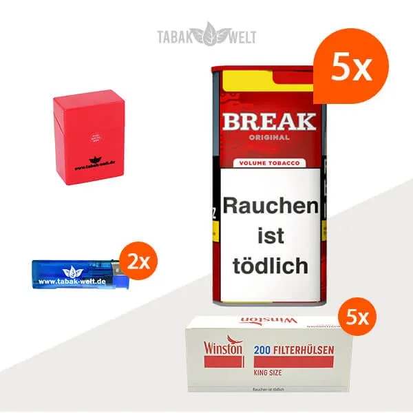 break-volumentabak-original-5x-dose-mit-1000-king-size-huelsen-und-etui