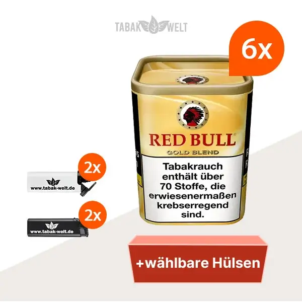 red-bull-gold-blend-feinschnitt-tabak-6x-dose-mit-waehlbaren-huelsen