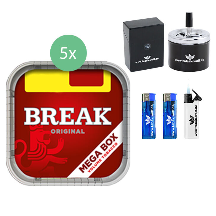 Break Original 5 x Mega Box mit Aschenbecher