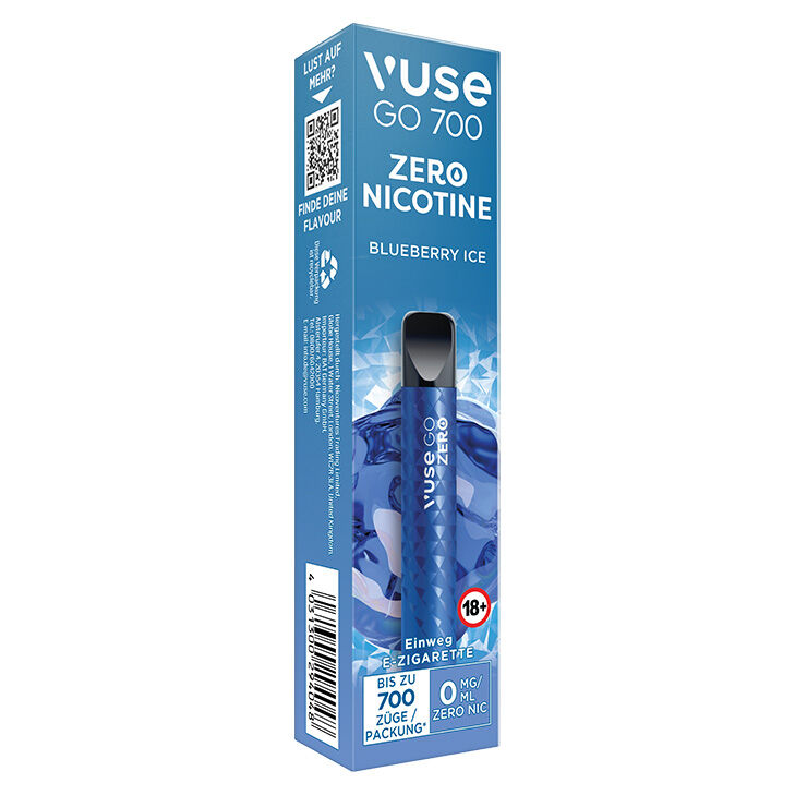 Vuse Go 700 Blueberry Ice 0mg Einweg E-Zigarette