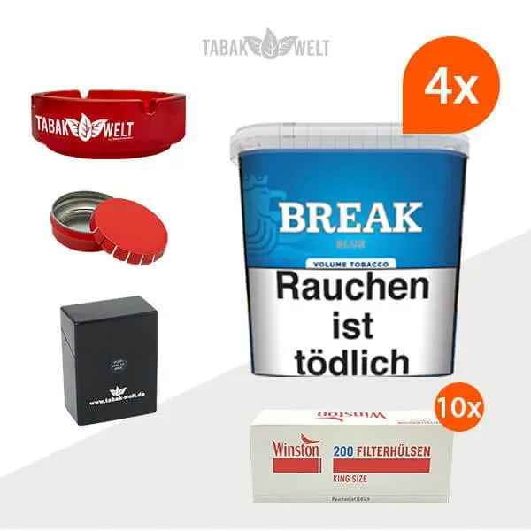 break-blue-volumentabak-4x-giga-box-mit-2000-king-size-huelsen-und-etui