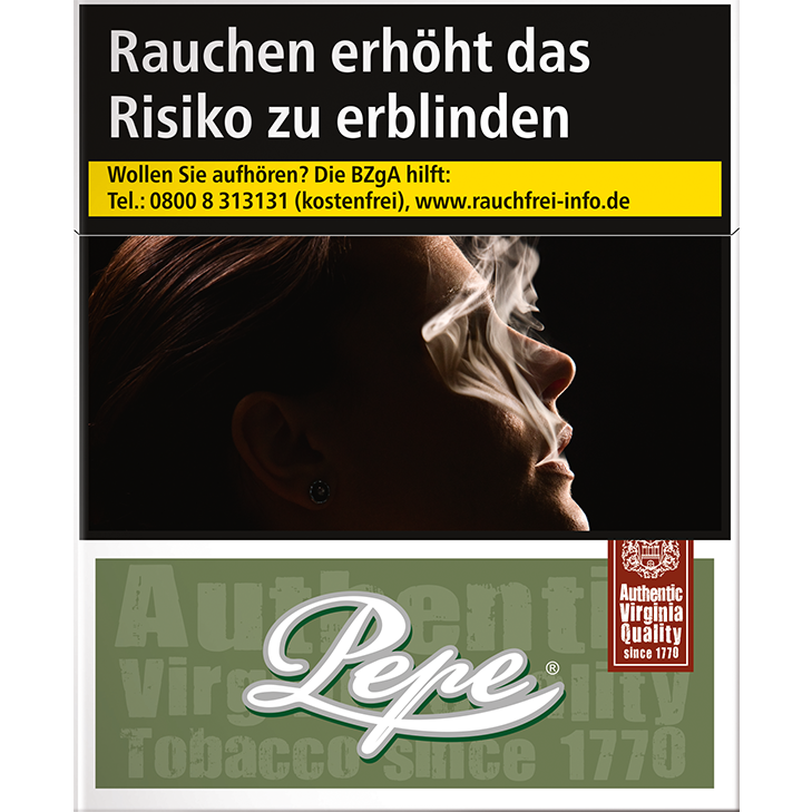 Pepe Rich Green Zigaretten 13 €