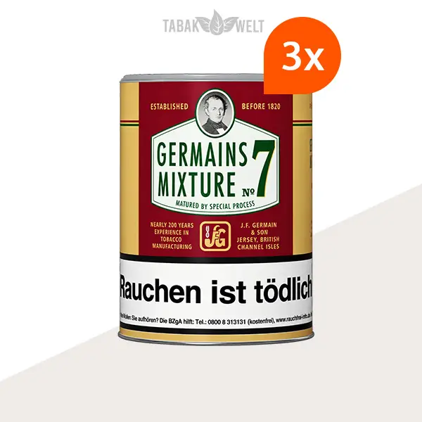 Germain’s Mixture No. 7 Pfeifentabak – 3 große Dosen