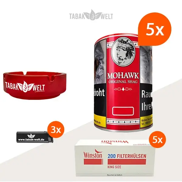 mohawk-original-shag-feinschnitt-tabak-5x-dose-mit-1000-king-size-huelsen