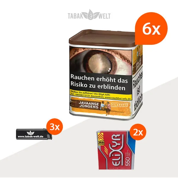 javaanse-jongens-classic-drehtabak-6x-dose-mit-1100-huelsen