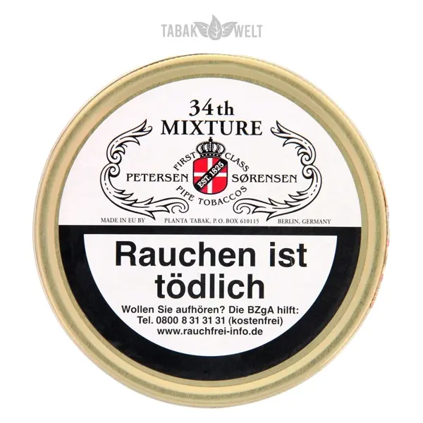 petersen-soerensen-34th-mixture-pfeifentabak-dose petersen-soerensen-34th-mixture-pfeifentabak-dose