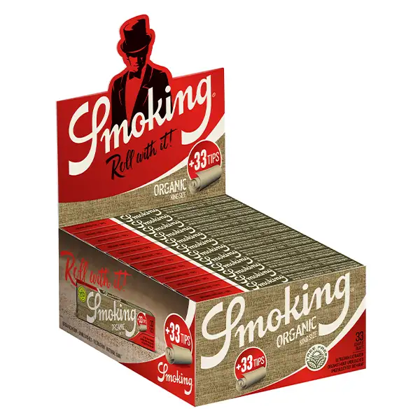 smoking-blaettchen-organic-king-size-24-x-33-blatt-tips-box