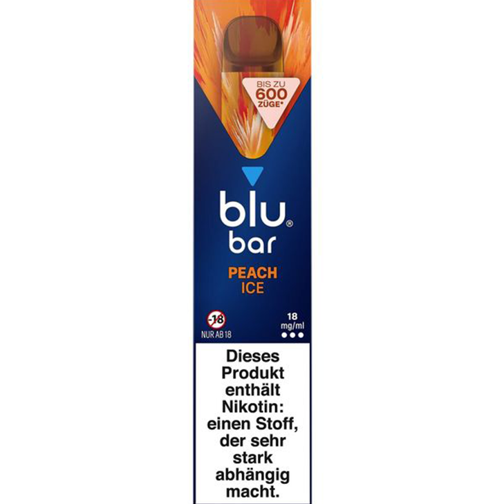 blu bar Peach Ice 18 mg/ml