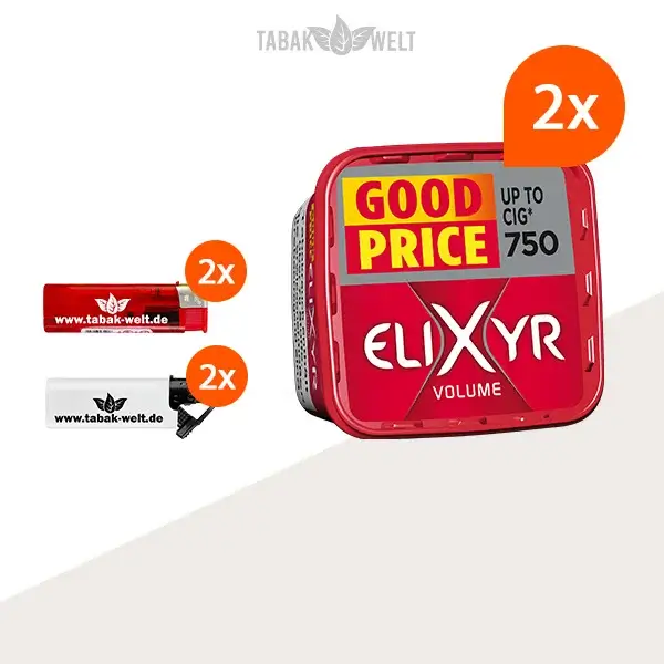 elixyr-red-rot-volumentabak-2x-eimer-mit-feuerzeuge
