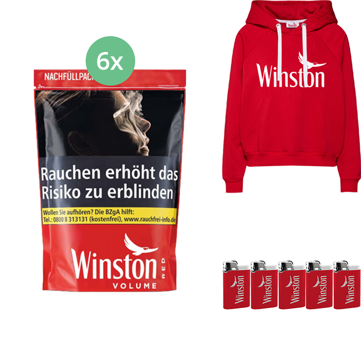 Winston Red 6 x 113g