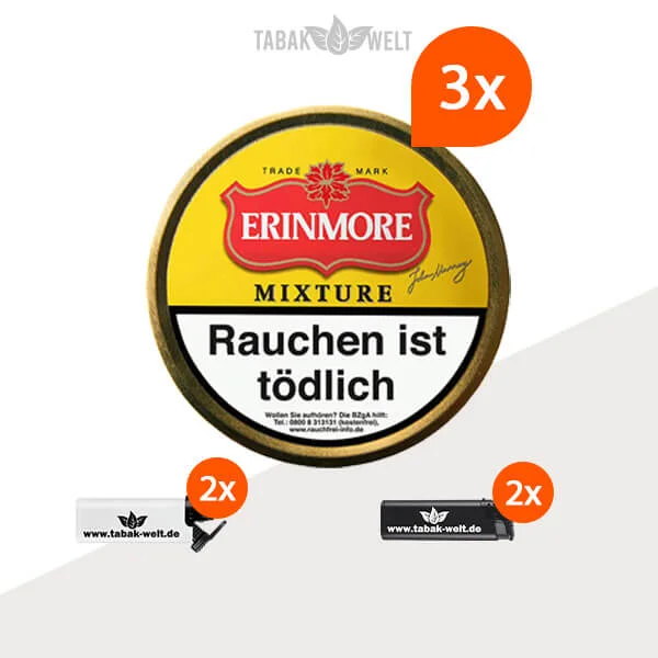 erinmore-mixture-pfeifentabak-3x-dose-mit-feuerzeuge