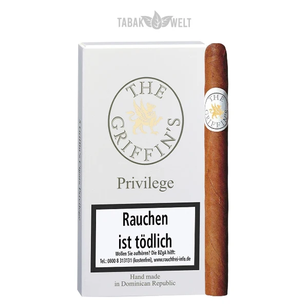 Griffins Dominikanische Republik Zigarren Privilege Petit Panetela Klein