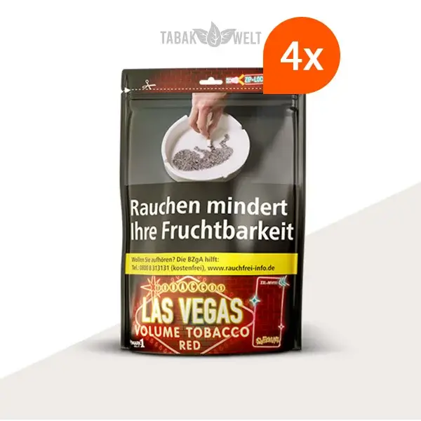 las-vegas-red-volumentabak-4x-beutel
