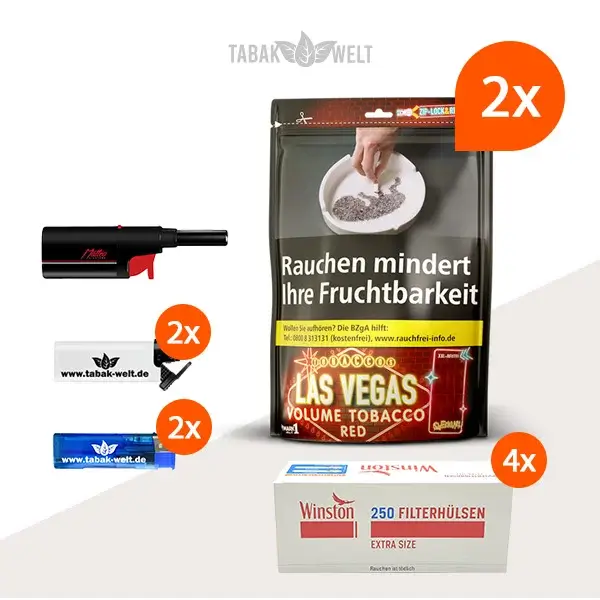 las-vegas-red-volumentabak-2x-beutel-mit-1000-extra-size-huelsen