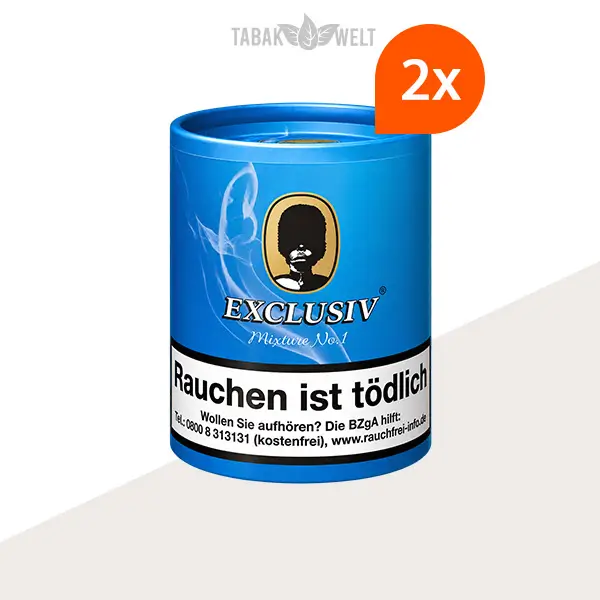 Exclusiv Mixture No. 1 Pfeifentabak 2er-Pack Royal Dose XL