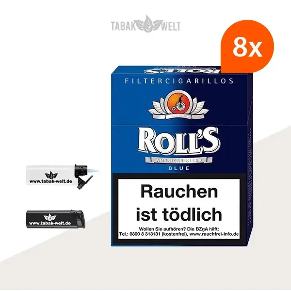 8x-rolls-exclusive-blue-zigarillos-mit-feuerzeuge
