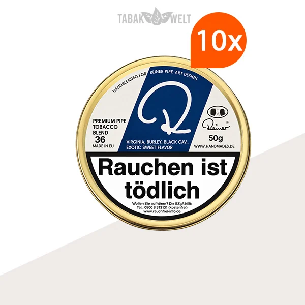 Reiner Blau klein Pfeifentabak 10x Dose
