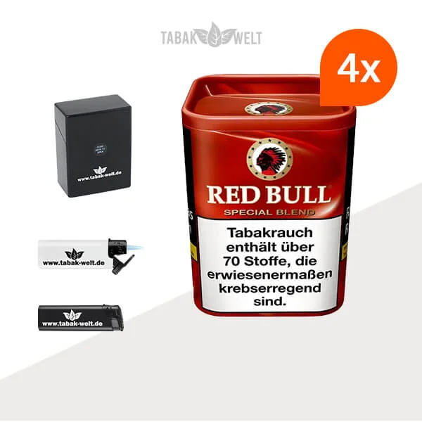 red-bull-special-blend-feinschnitt-tabak-4x-dose-mit-feuerzeugen-und-etui