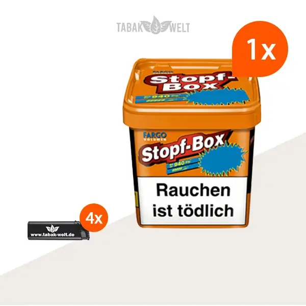 fargo-orange-volumentabak-xxl-1x-eimer-mit-feuerzeugen