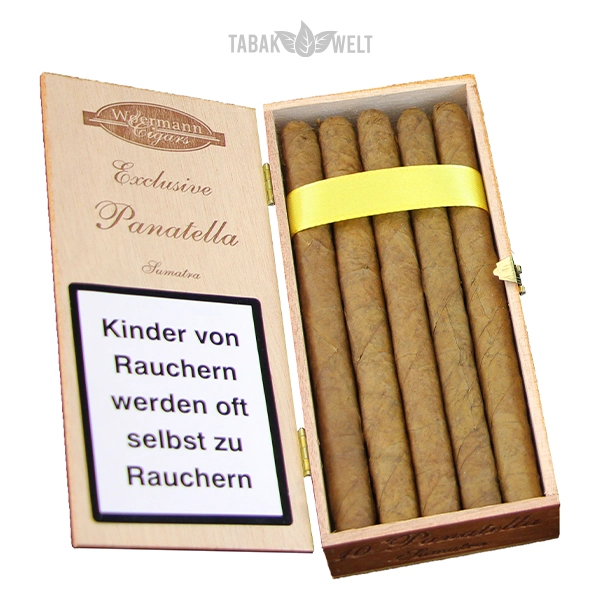 Woermann Cigars Exclusive Zigarren Panatella Sumatra Offen