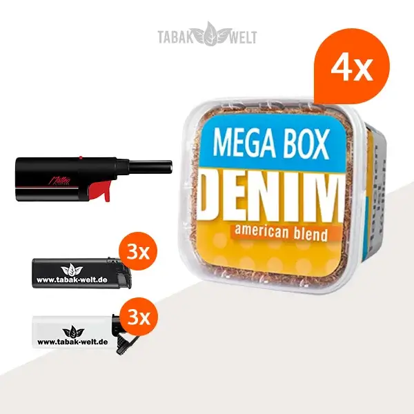 denim-volumentabak-4x-mega-box-mit-stabfeuerzeug
