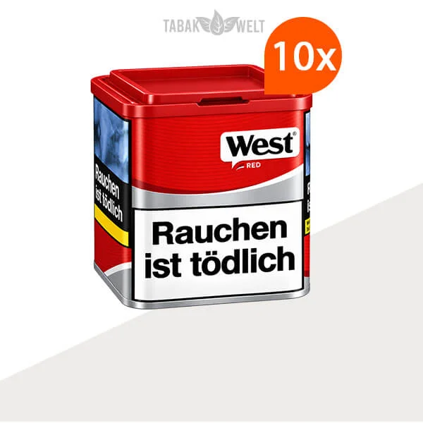 West Red Volumentabak 10 x Dose
