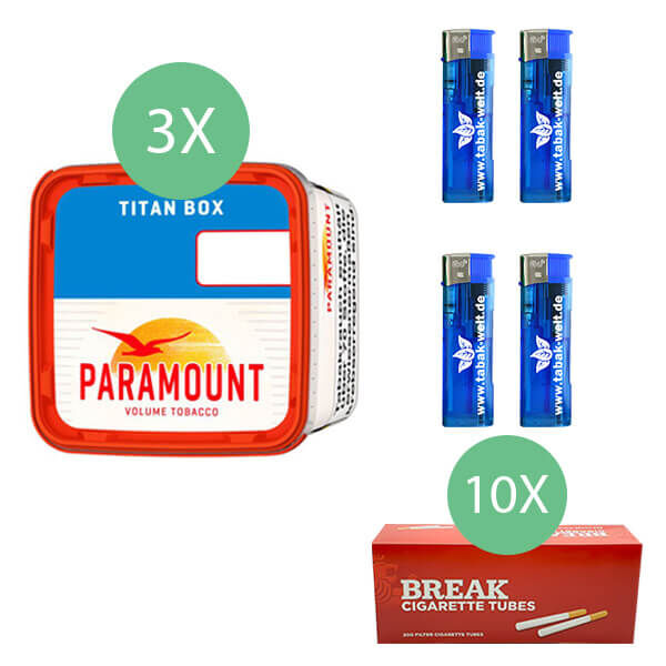 2 x Paramount Titan Box mit 1000 Break Hülsen