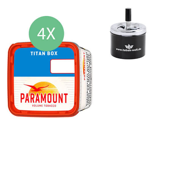 4 x Paramount Titan Box mit Drehaschenbecher