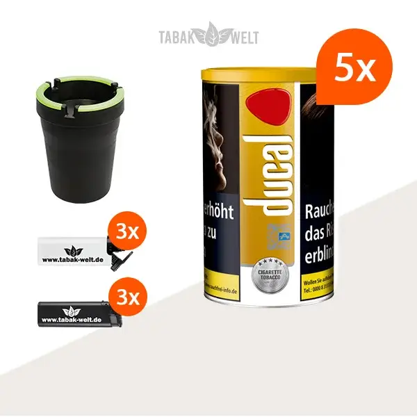 ducal-gold-feinschnitt-tabak-5x-dose-mit-aschenbecher