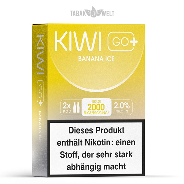 kiwi-go-plus-pods-banana-ice-20-mg-2er-pack-verpackung kiwi-go-plus-pods-banana-ice-20-mg-2er-pack-verpackung