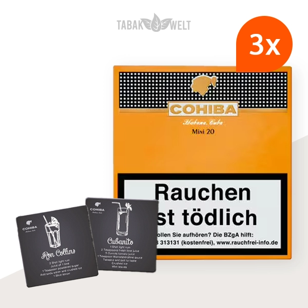 3x-cohiba-classic-mini-zigarillos-2x-untersetzer 3x-cohiba-classic-mini-zigarillos-2x-untersetzer