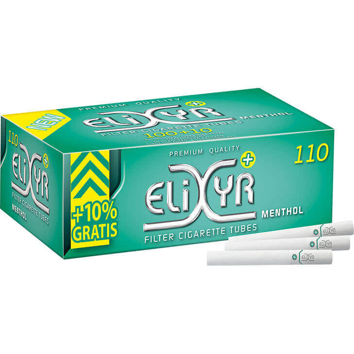 Elixyr / Energy Menthol King Size Filterhülsen 110 Stück