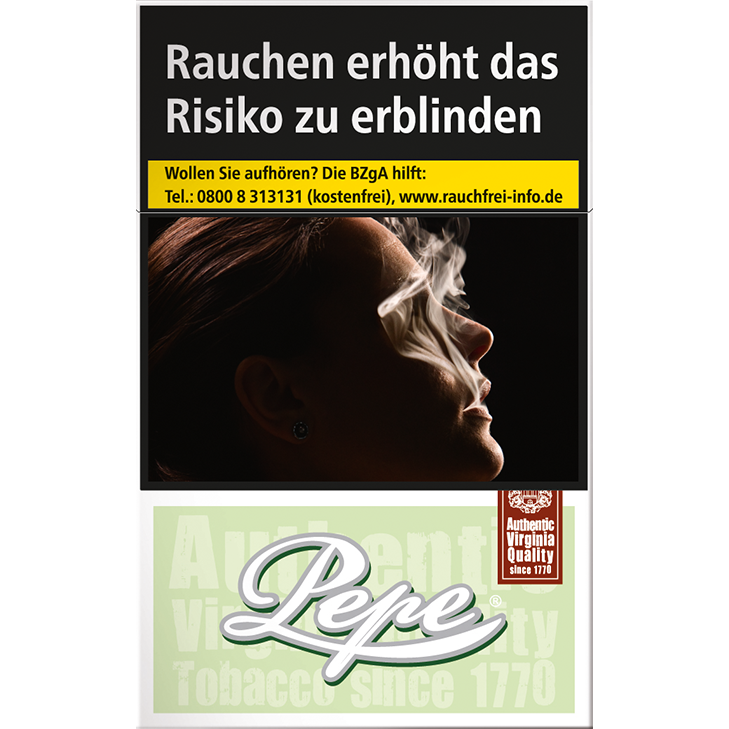 Pepe Bright Green Zigaretten 10 €