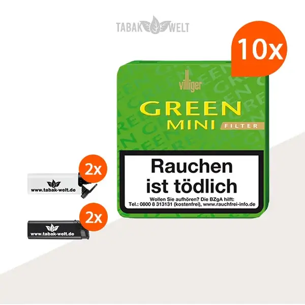 0x-villiger-green-mini-filter-mit-feuerzeuge