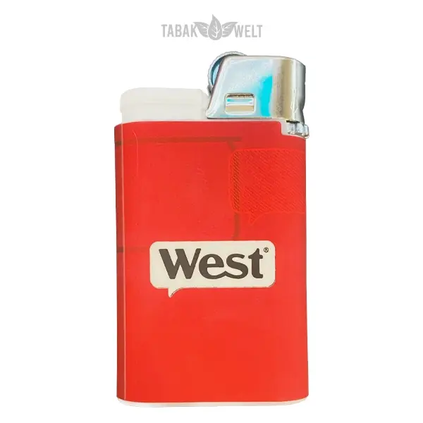 west-reibradfeuerzeug-rot