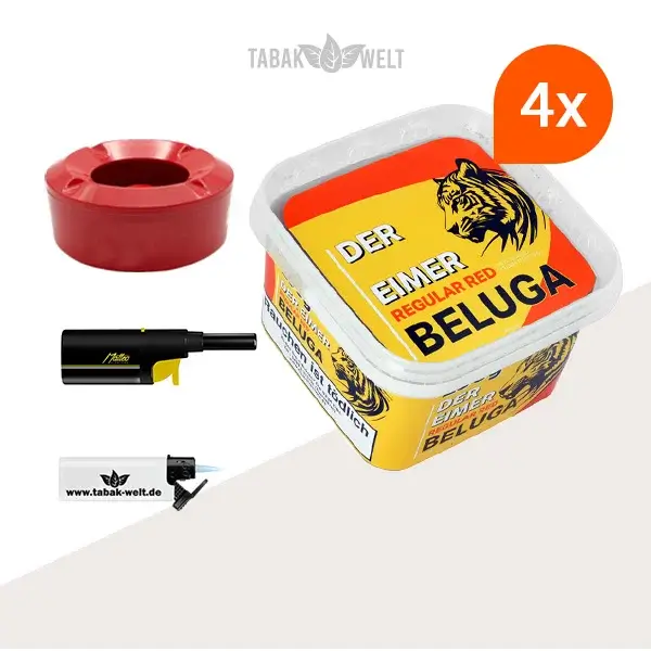 beluga-red-pfeifentabak-regular-4x-eimer-mit-windaschenbecher