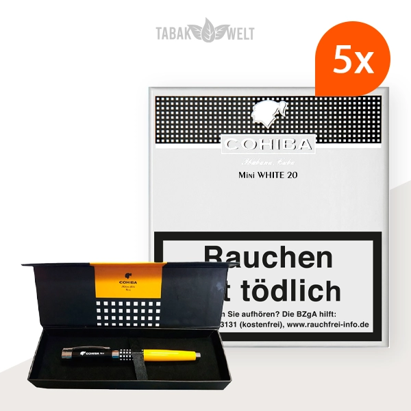5x-cohiba-white-club-zigarillos-rollerpen