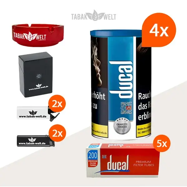 ducal-blau-feinschnitt-tabak-4x-dose-mit-1000-huelsen
