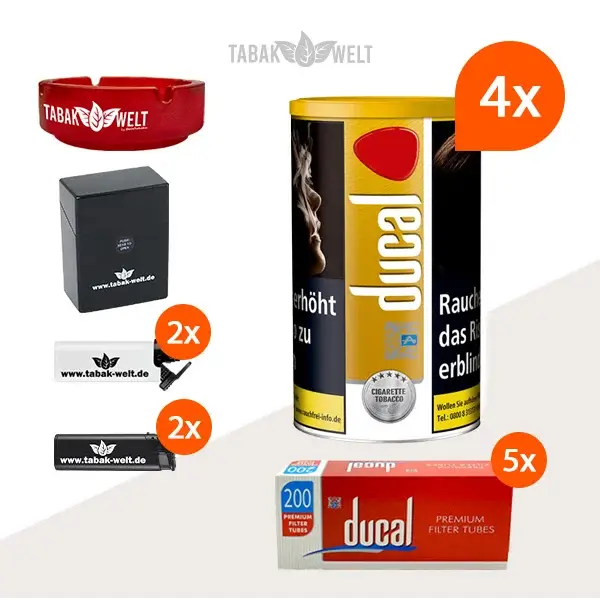 ducal-gold-feinschnitt-tabak-4x-dose-mit-1000-huelsen