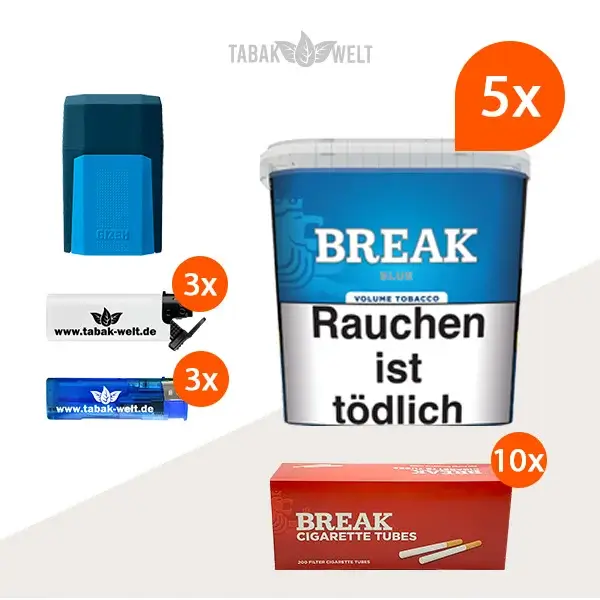 break-blue-volumentabak-5x-giga-box-mit-2000-huelsen break-blue-volumentabak-5x-giga-box-mit-2000-huelsen
