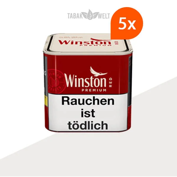 winston-premium-red-feinschnitttabak-5-x-dose