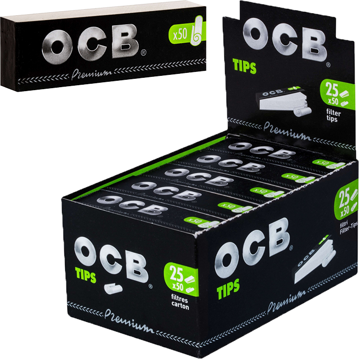OCB Filter Tips 25 x 50 Blatt